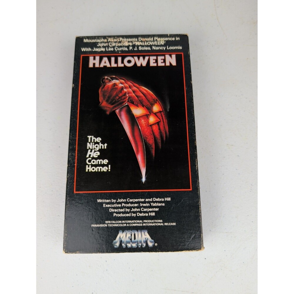 Halloween (Media VHS 1989) Media Edition , John Carpenter, Michael Myers Rare